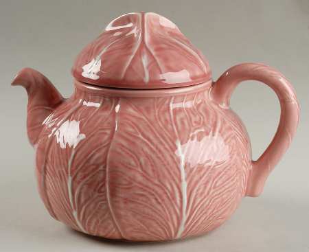 Cabbage Pink Teapot & Lid