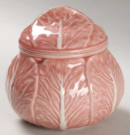 Cabbage Pink Sugar Bowl & Lid