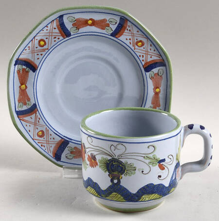 BEH1 Flat Cup & Saucer Set