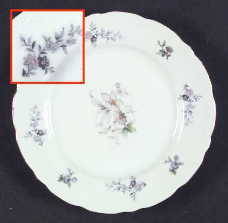 Wild Flower (Ribbed Edge) Salad Plate