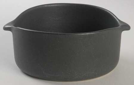 Black Velvet Lugged Soup Bowl