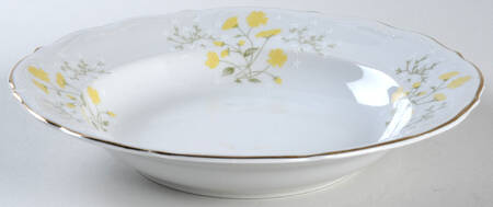 Springtime Rim Soup Bowl by Baum Brothers