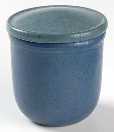 Blue Sugar Bowl & Lid