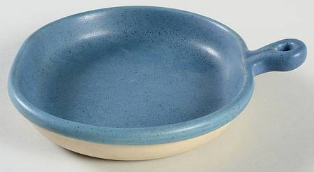 Blue Brie Handled Serving Plate