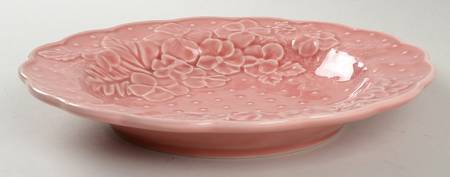 Ingrid Pink Large Rim Soup Bowl