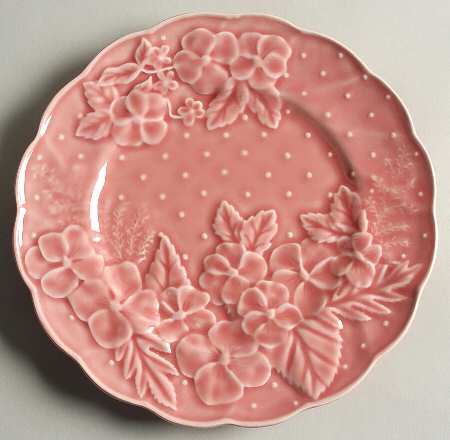 Ingrid Pink Salad Plate