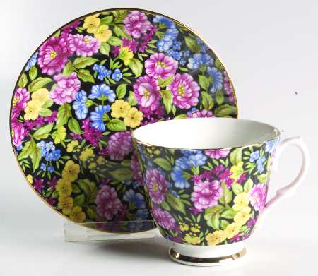 BNY5 Footed Cup & Saucer Set