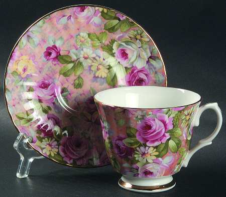 BNY6 Footed Cup & Saucer Set