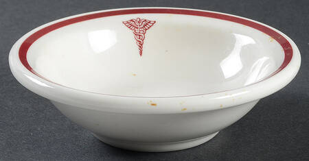 US Army Medical Corps Rim Fruit/Dessert (Sauce) Bowl