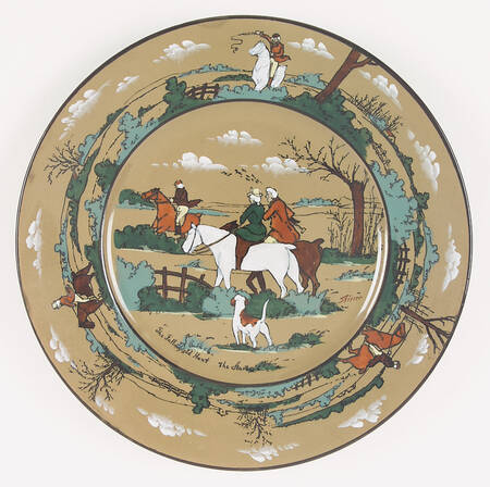 Fallowfield Hunt Luncheon Plate