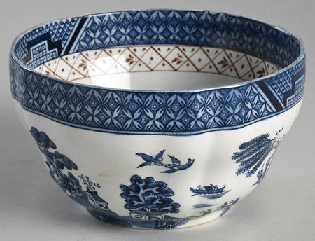 Real Old Willow (No Trim) Cranberry Bowl