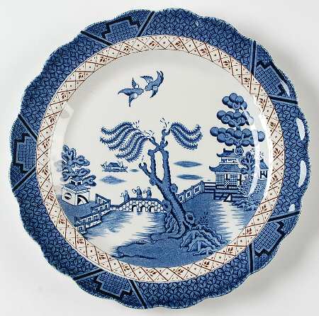 Real Old Willow (No Trim) Dinner Plate