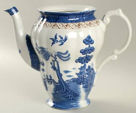Real Old Willow (No Trim) Coffee Pot No Lid