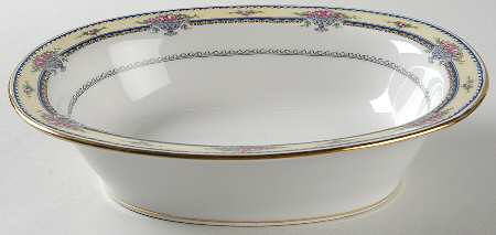 BOJ48 9" Oval Vegetable Bowl by Jean Boyer (Limoges)