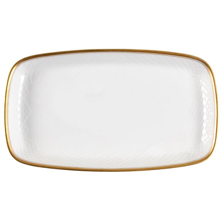 Akjaer (White Background) 10" Rectangular Tray