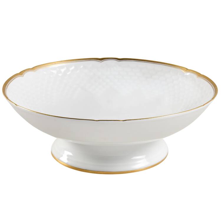 Akjaer (White Background) Round Compote (Height X Width)