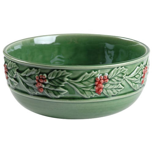 Holly (Christmas Holly) 8" Salad Serving Bowl