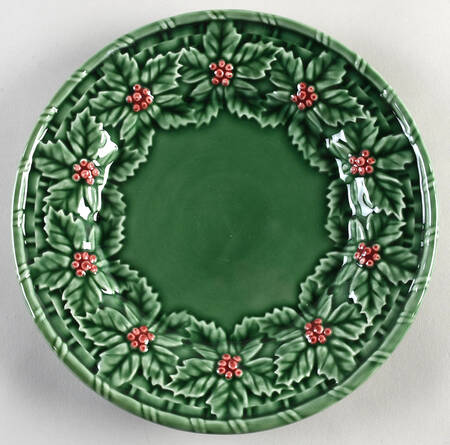 Holly (Christmas Holly) Dessert/Pie Plate