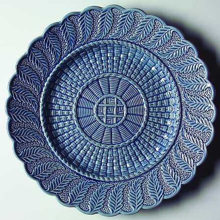 Basketweave Blue by Bordallo Pinheiro