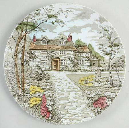 Country Cottage Brown Multicolor by British Anchor