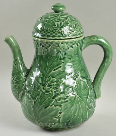 Vine Green Coffee Pot & Lid