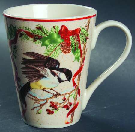 Festive Ribbon Mug by Block