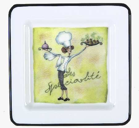 Female Chefs Salad Plate