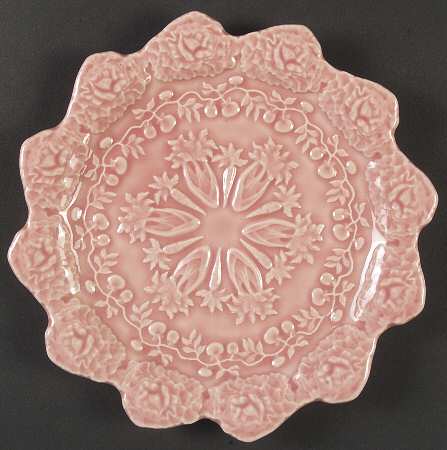 Rabbit Pink Accent Salad Plate