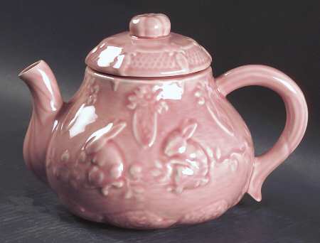 Rabbit Pink Teapot & Lid