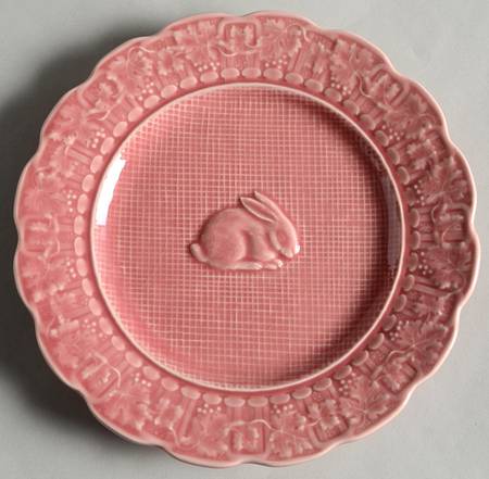 Rabbit Pink Salad Plate
