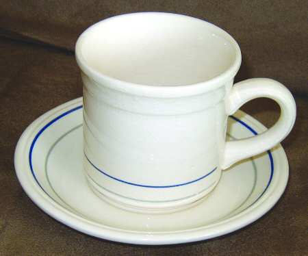 BIL22 Flat Cup & Saucer Set