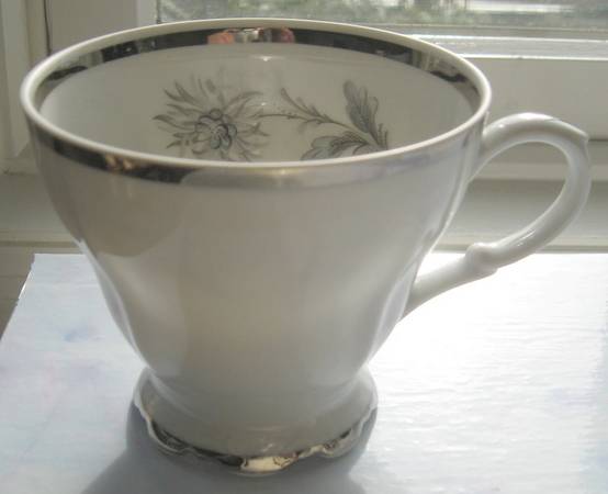 Summertime (2 Large Floral Sprays) Footed Cup