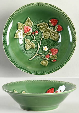 Strawberry Service Coupe Soup Bowl