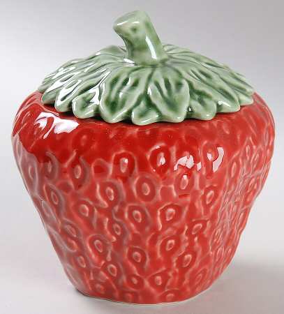 Strawberry Service Strawberry Jar & Lid