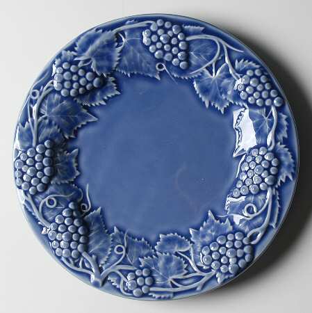 Grape Blue Luncheon Plate