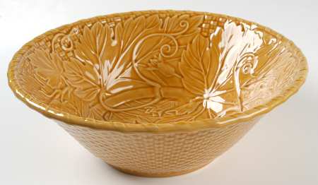 Vine Gold 11" Large Salad Serving Bowl