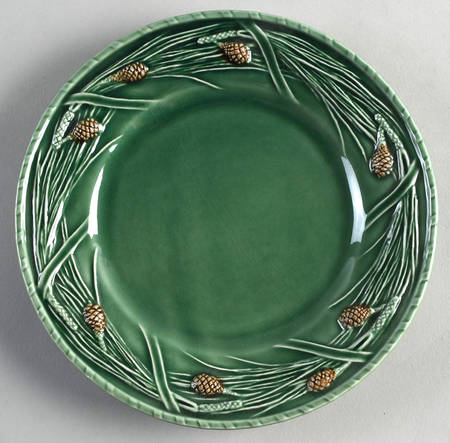 Pine Green Salad Plate