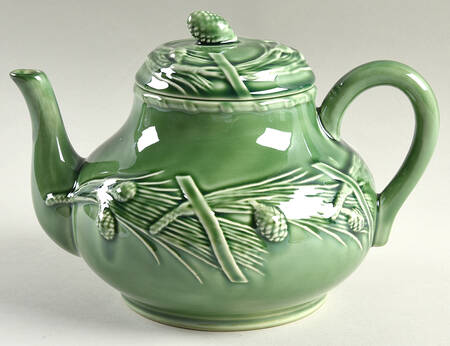 Pine Green Teapot & Lid