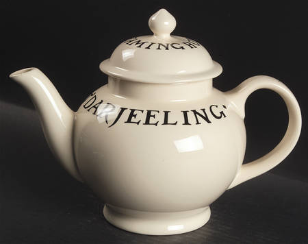 Black Toast & Marmalade Teapot & Lid