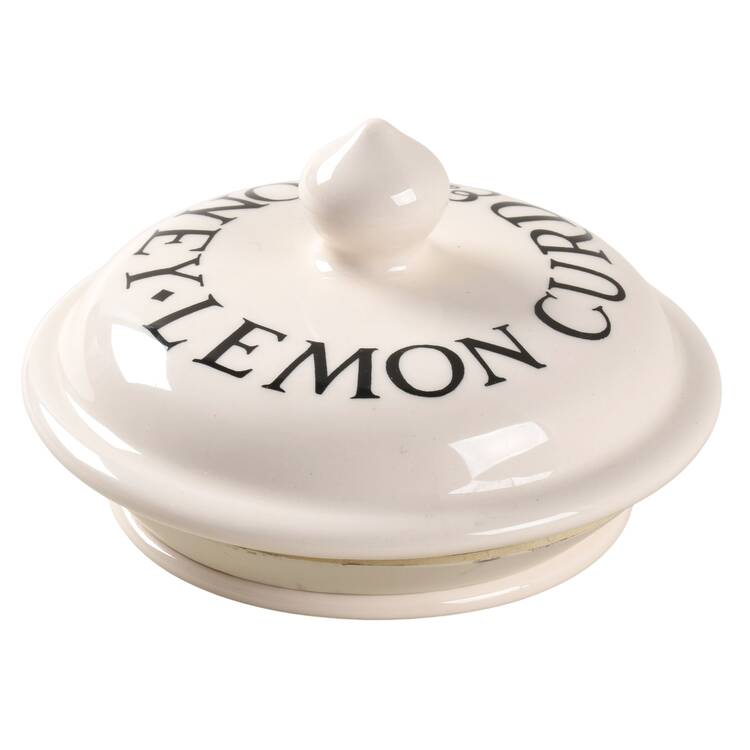 Black Toast & Marmalade Lid for Storage Jar