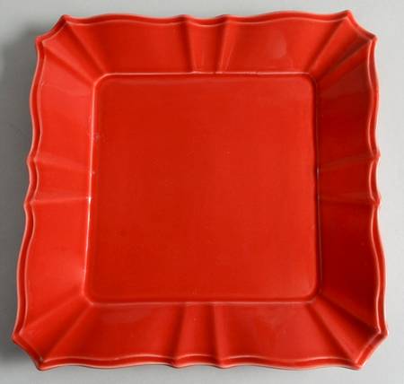 BTA2 Red Dinner Plate