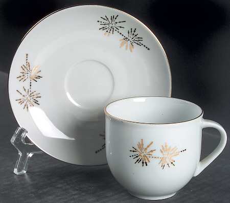 BOH153 Flat Cup & Saucer Set