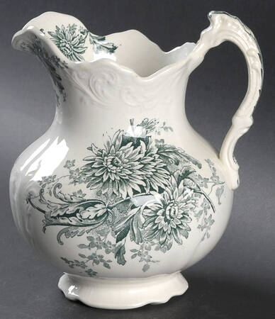 Chrysanthemum Green 40 Oz Pitcher