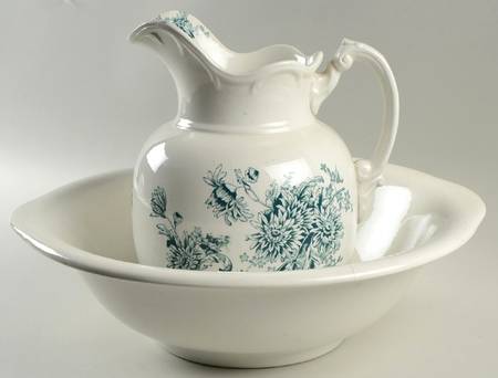 Chrysanthemum Green by Buffalo Pottery