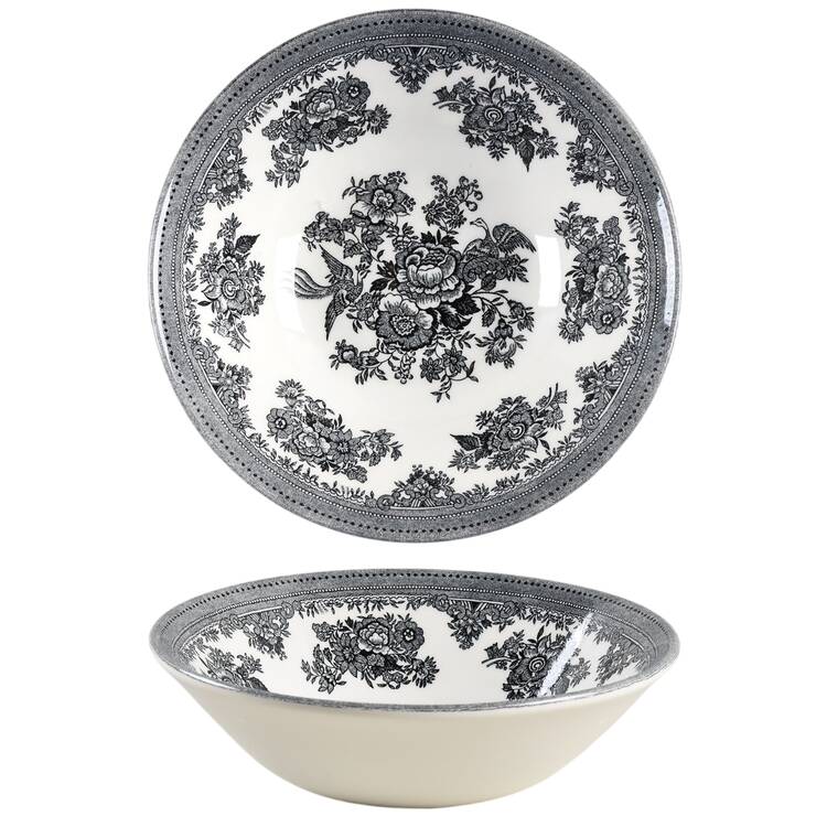 Asiatic Pheasants Black Coupe Cereal Bowl