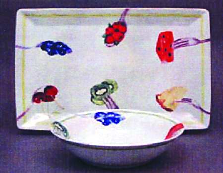 Fruit Bites 12" Rectangular Serving Platter