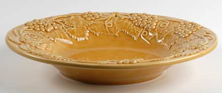 Grape Amber Large Rim Soup Bowl