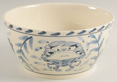Blue Crab 8" Mixing Bowl