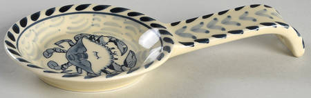 Blue Crab Spoon Rest/Holder (Holds 1 Spoon)