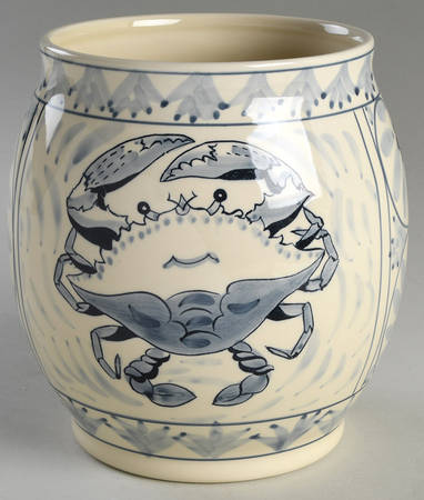Blue Crab Cookie Jar No Lid